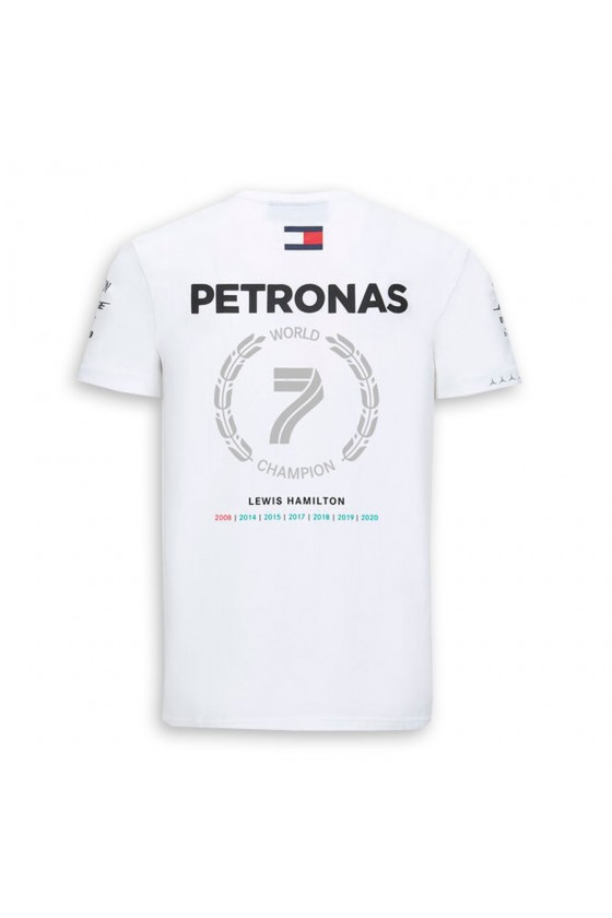 Camiseta Mercedes AMG F1 Hamilton Campeón 2020