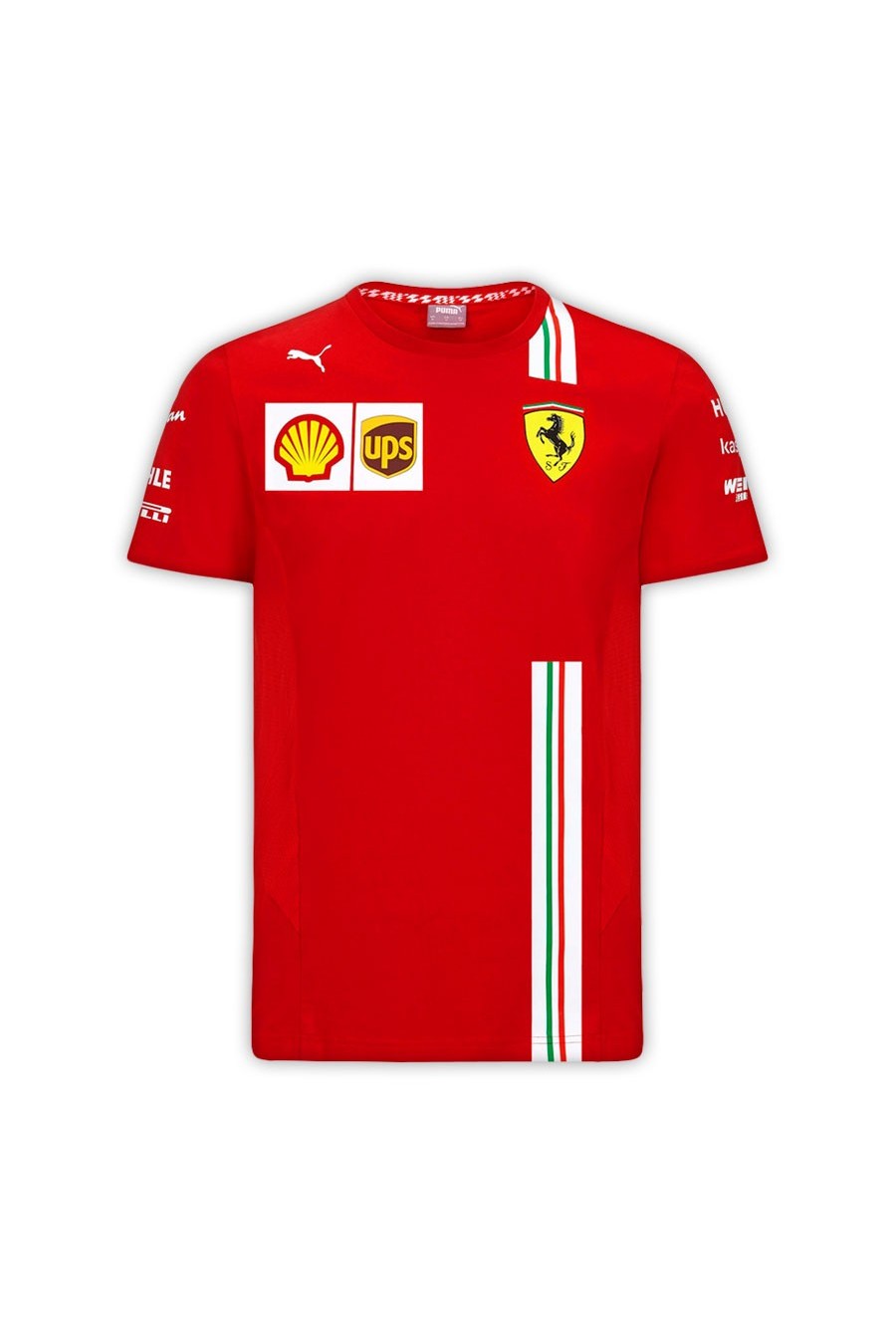 Sebastian Vettel T-Shirt Kinder Rot Scuderia Ferrari Offizielle Formel 1 Merchandise 2020 Baumwolle