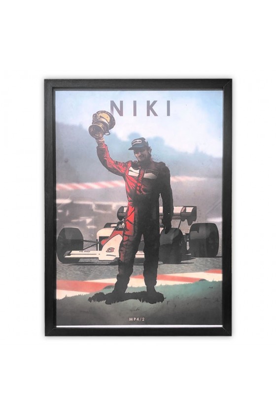 Frame Niki Lauda 'McLaren Honda MP4 / 2'