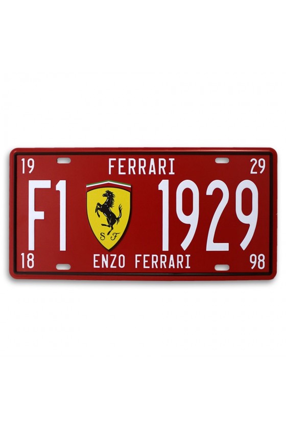 Scuderia Ferrari Nummernschild