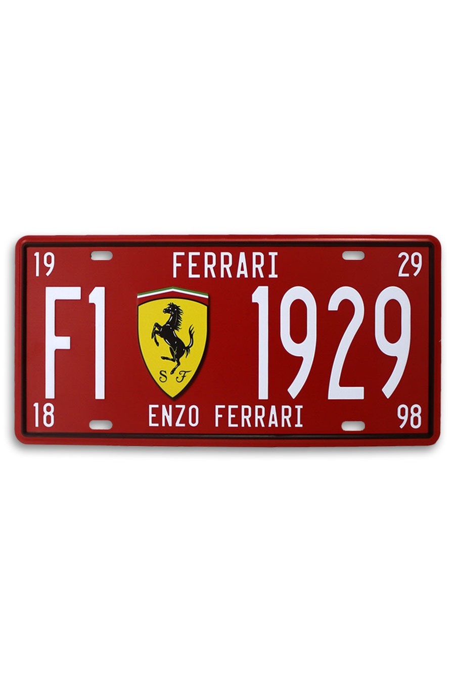 Scuderia Ferrari License Plate