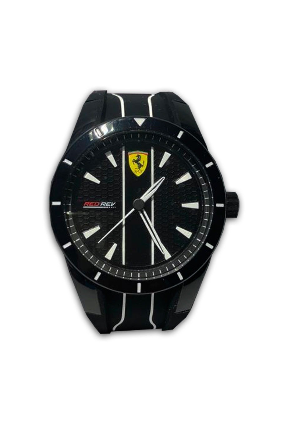 Scuderia Ferrari Red Rev Schwarz / Weiß Uhr