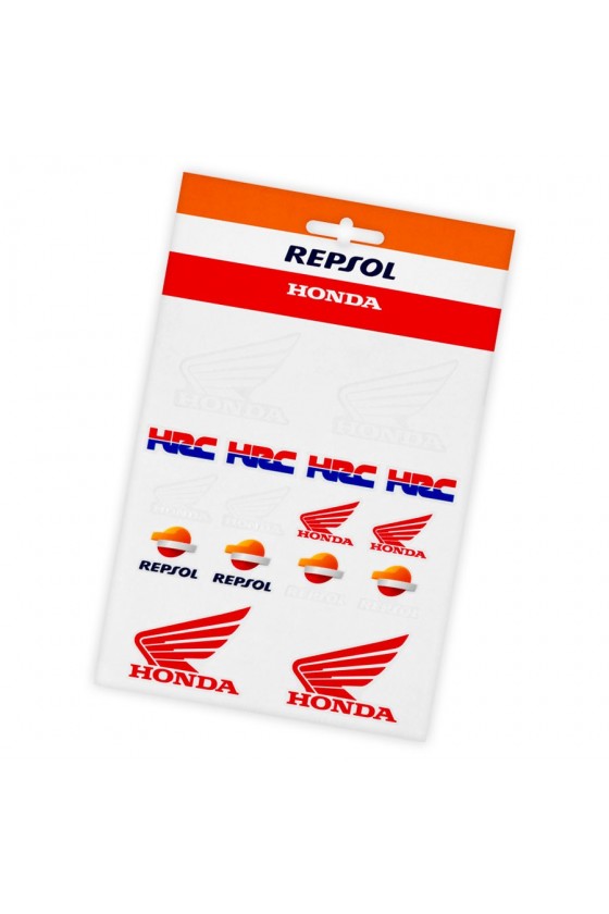 Pack Pegatinas Pequeñas Repsol Honda