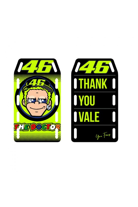 Pack Pegatinas Valentino Rossi 46 Thank You Vale