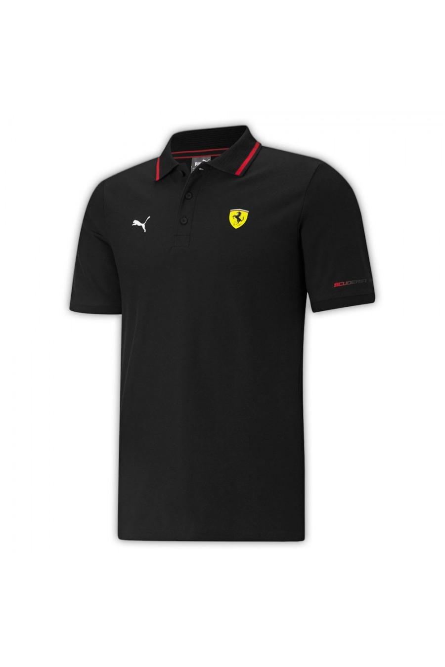 Pólo Scuderia Ferrari Race Preto