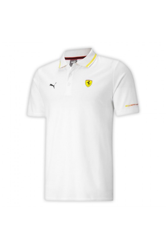 Scuderia Ferrari Race Poloshirt Wit