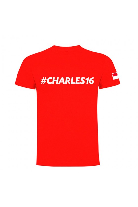 T-shirt CHARLES16 (con simbolo hastag)