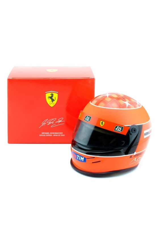 Mini Helm 1:2 Michael Schumacher 'Ferrari 2000' Japan GP
