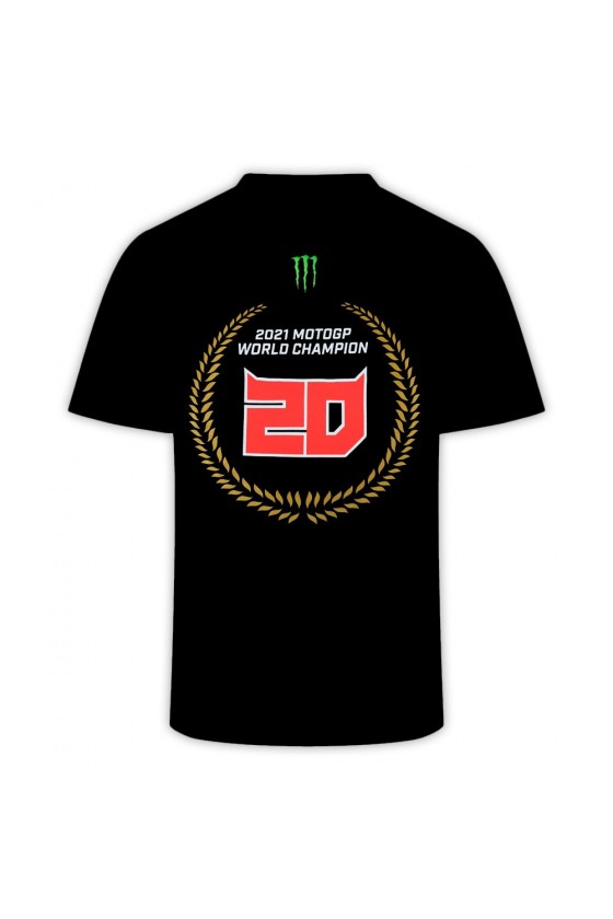 Camiseta Fabio Quartararo Campeón del Mundo MotoGP 2021