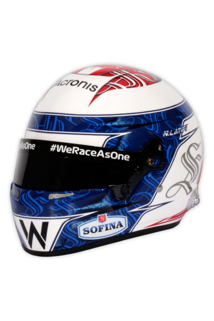 Casco Mini Helmet 1:2 Nicholas Latifi 'Williams 2021'