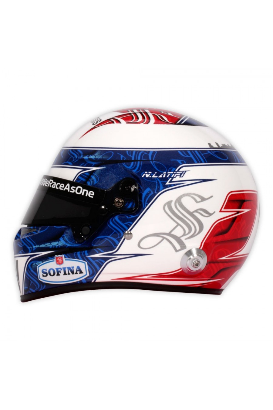 Casco Mini Helmet 1:2 Nicholas Latifi 'Williams 2021'