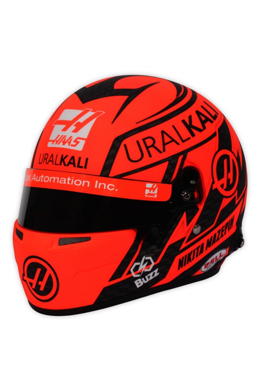 Réplica 1:2 Casco Nikita Mazepin 'Haas 2021'