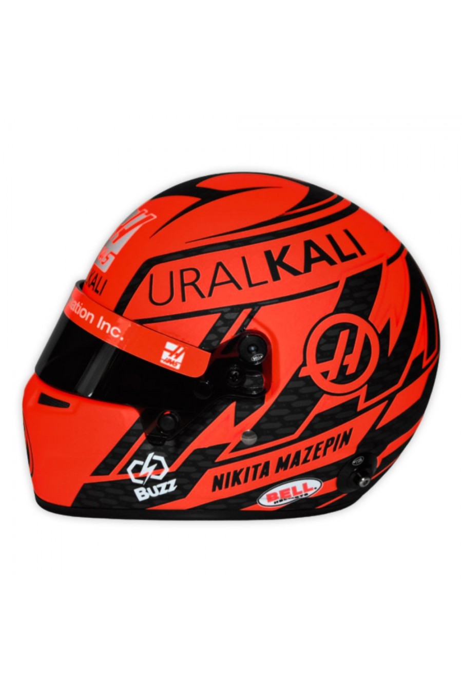 1:2 Replica Nikita Mazepin 'Haas 2021' Helmet