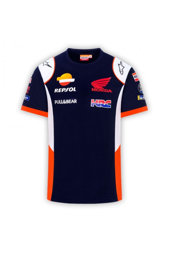 2019 Repsol Honda Racing MotoGP Mens T-Shirt Grey Tee Jersey Big Logo Size S-XXL 