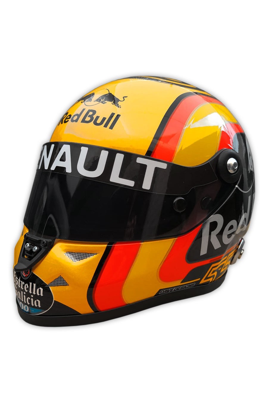 Casco Mini Helmet 1:2 Carlos Sainz 'Renault 2018'