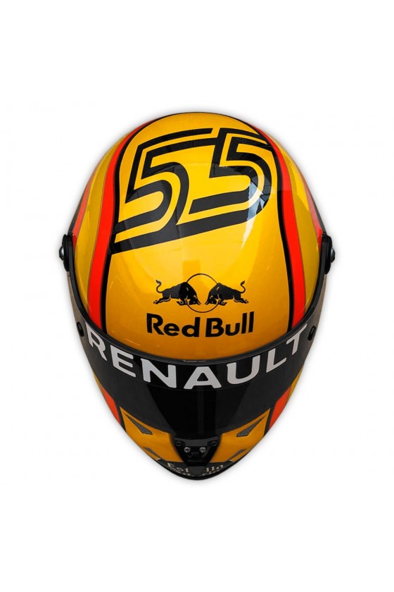 Casco Mini Helmet 1:2 Carlos Sainz 'Renault 2018'