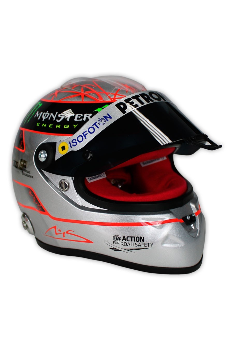 Mini Helmet 1:2 Michael Schumacher 'Mercedes 2012' 300 GP