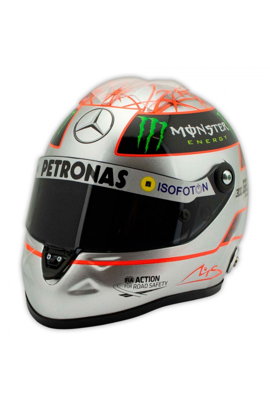 Casco Mini Helmet 1:2 Michael Schumacher 'Mercedes 2012' 300 GP