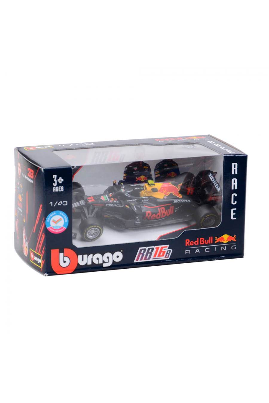 Voiture moulée sous pression 1:43 Red Bull Racing F1 RB16B 2021