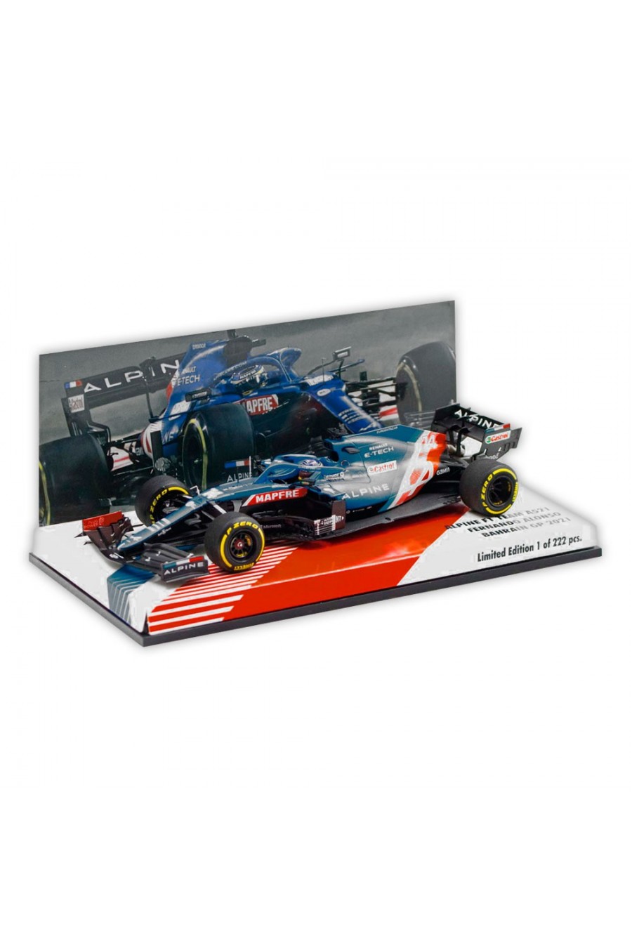 Miniatura 1:43 Coche Alpine F1 A521 2021 'Fernando Alonso'