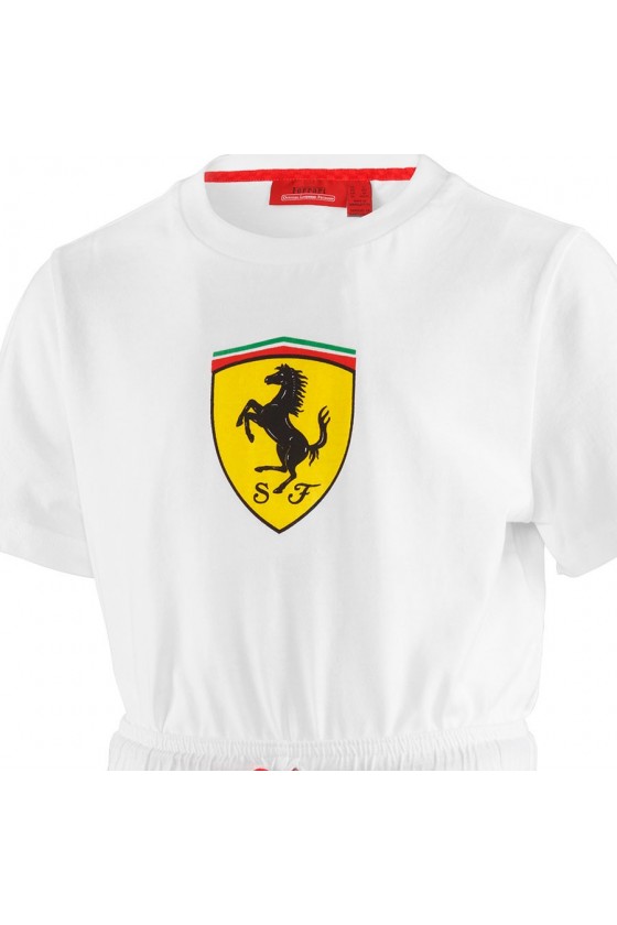 Weißes Scuderia Ferrari Jungen-Outfit