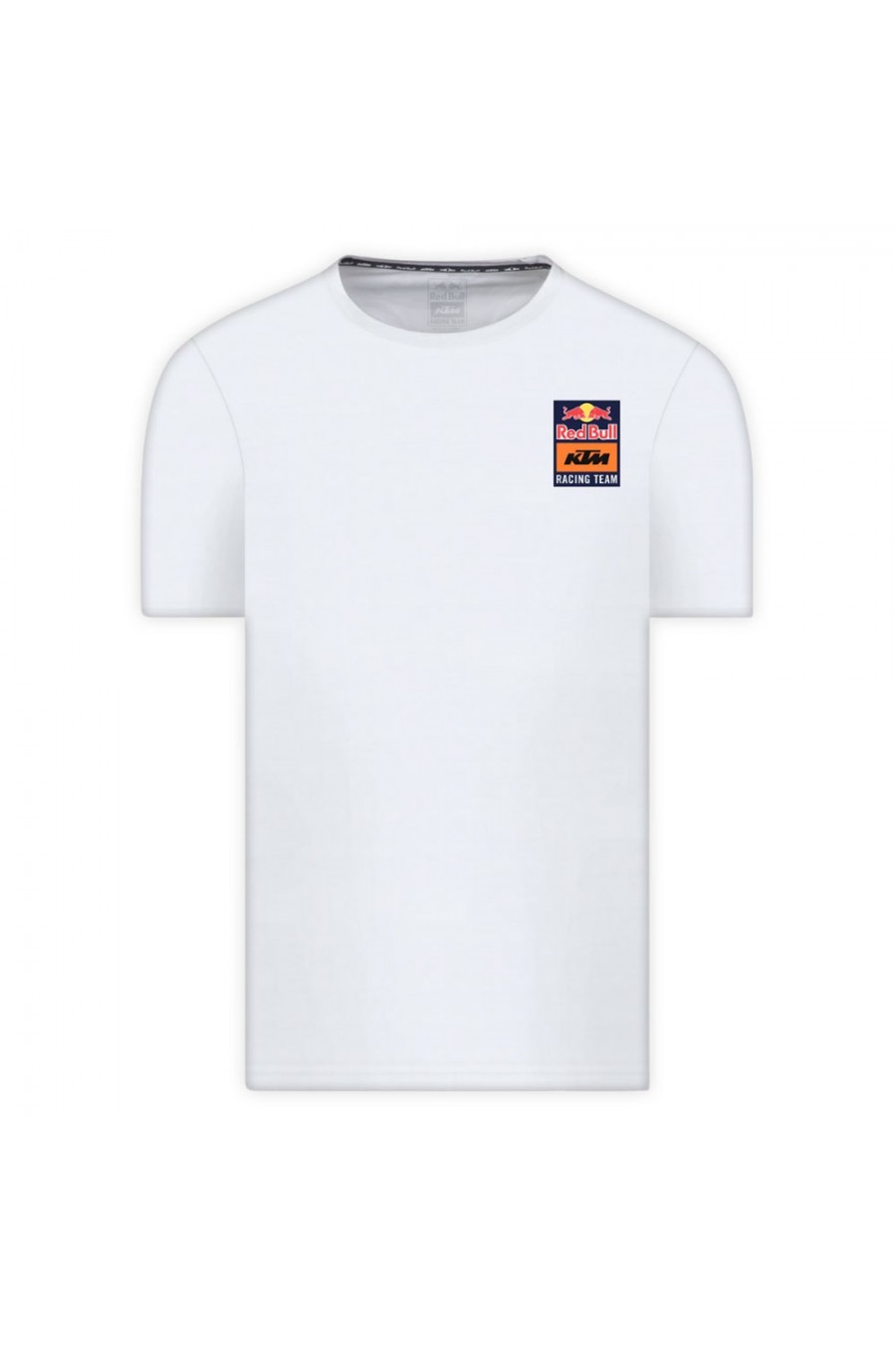 Camiseta branca de fã de corrida Red Bull KTM