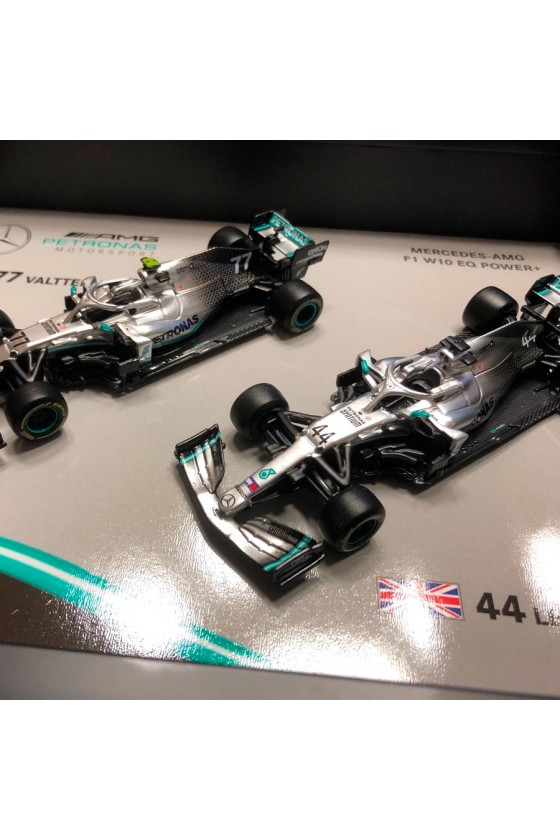 Marco Miniaturas 1:43 Coches Mercedes AMG F1 W10 2019 'Hamilton y Bottas'