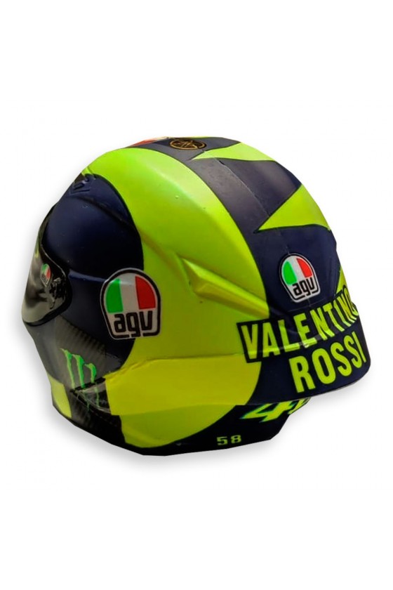 Casco Mini Helmet 1:5 Valentino Rossi 'Yamaha 2018'