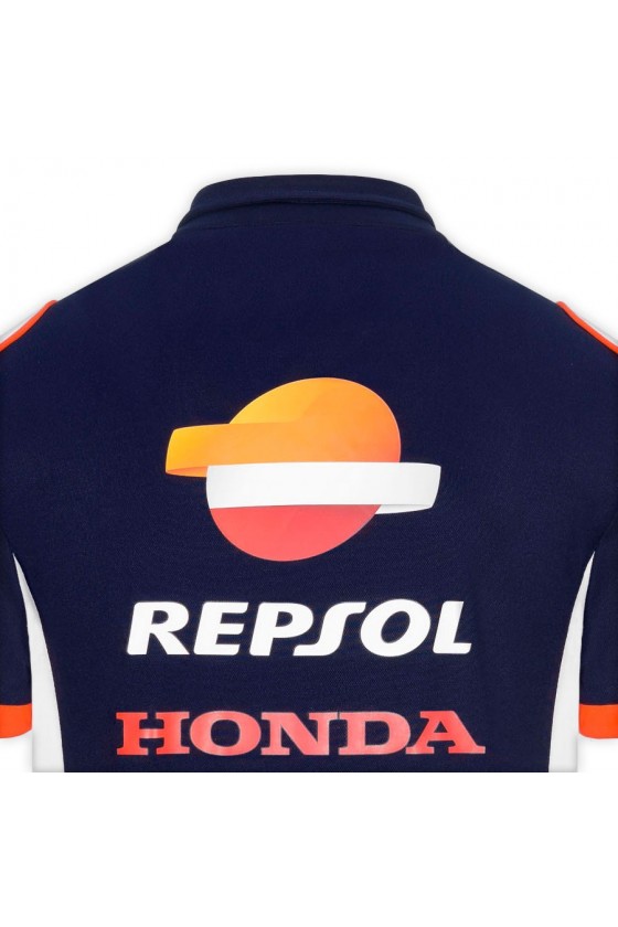 Polo Repsol Honda Blu