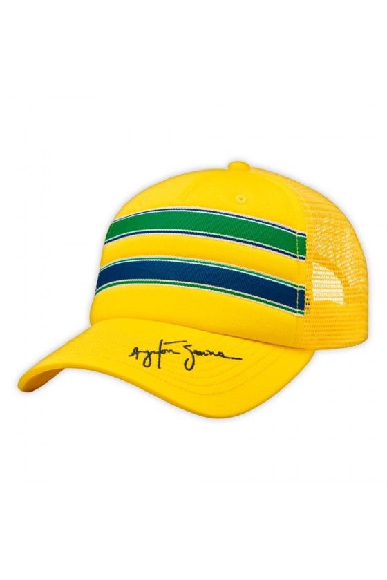 Ayrton Senna Stripe Cap