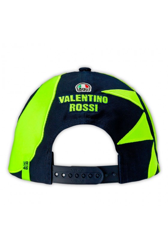 Valentino Rossi Sonne und Mond Replica Helmmütze