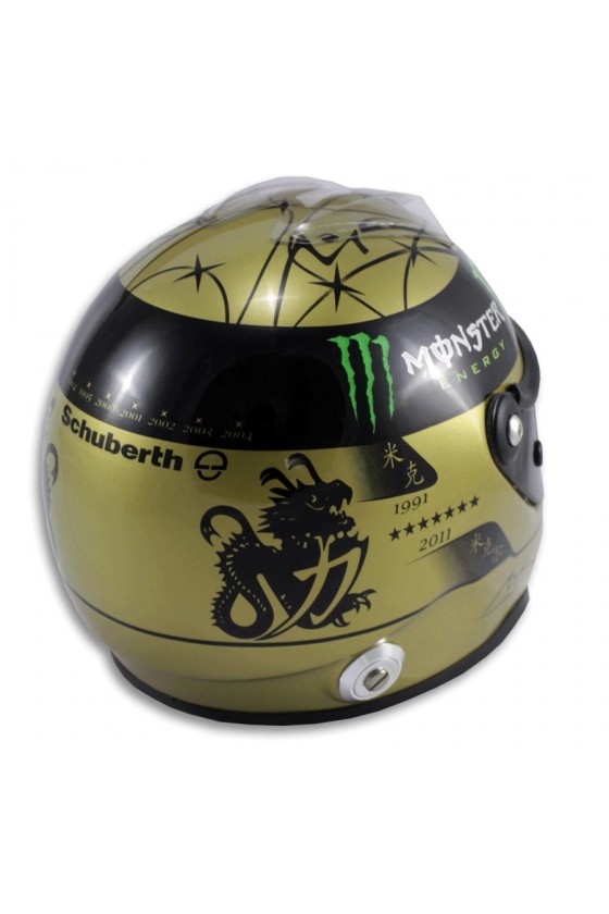 Mini Helmet 1:2 Michael Schumacher 'Mercedes 2011' 20 Years F1