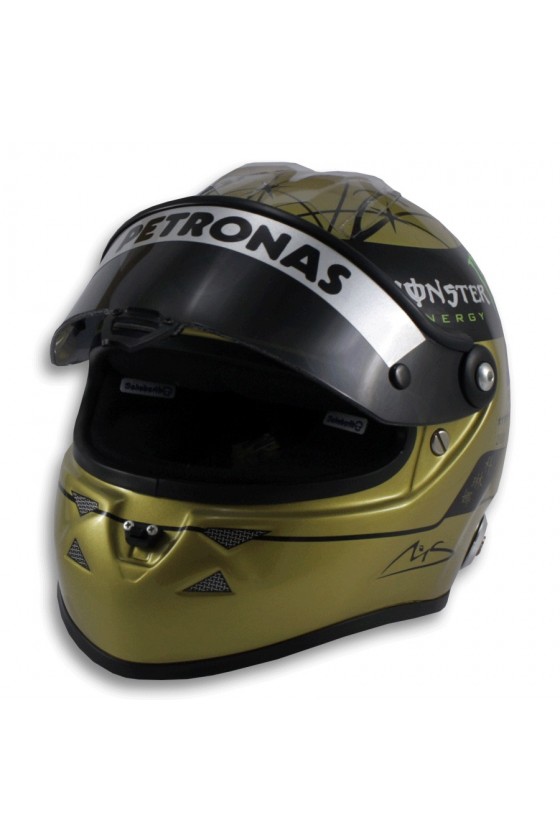 Casco Mini Helmet 1:2 Michael Schumacher 'Mercedes 2011' 20 Años F1