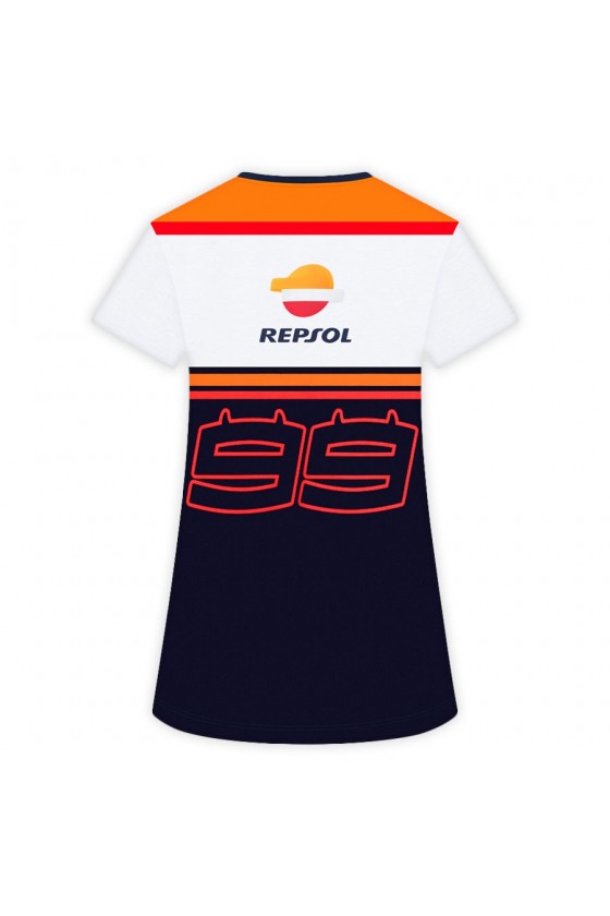 Jorge Lorenzo 99 Repsol T-shirt voor dames