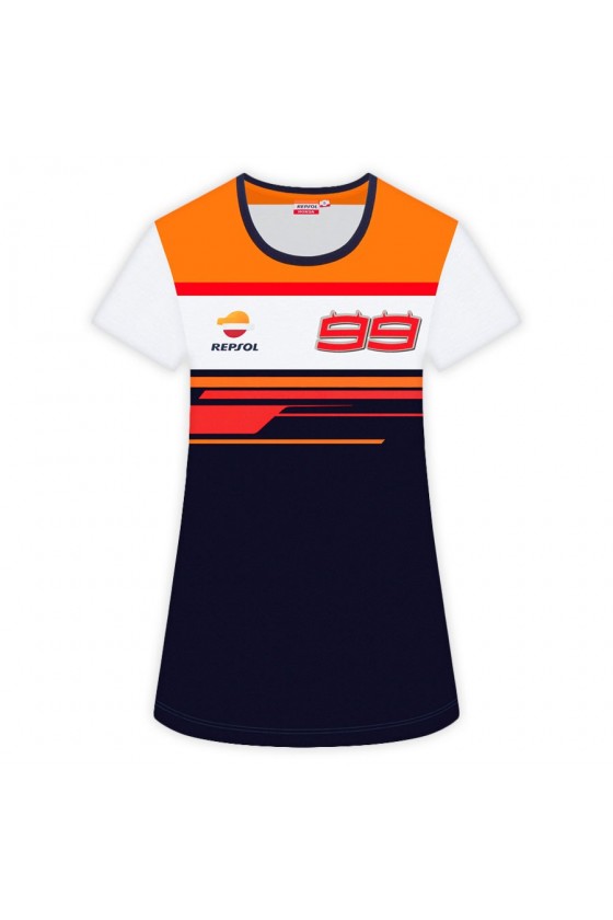 Jorge Lorenzo 99 Repsol T-shirt voor dames