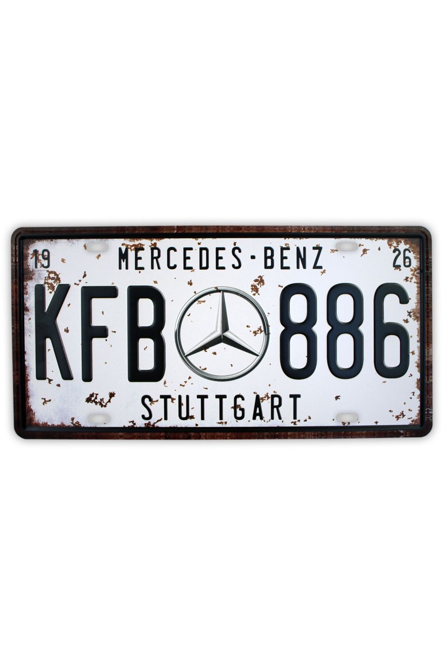 License Plate Mercedes Benz