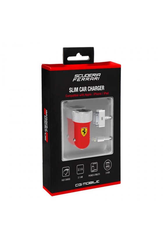 Caricabatteria da auto per iPhone Scuderia Ferrari