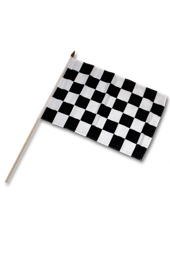 Bandera Cuadros F1 & MotoGP 20.5x13.5cm.