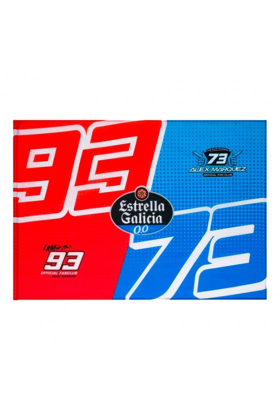 Bandera Marc Márquez 93 - Alex Márquez 73