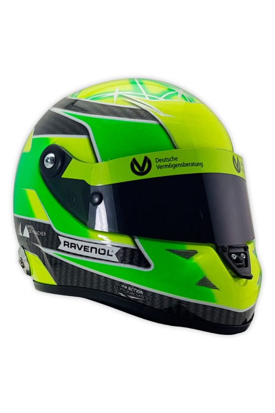 Casco Mini Helmet 1:2 Mick Schumacher 'Prema Racing 2018' Campeón F3