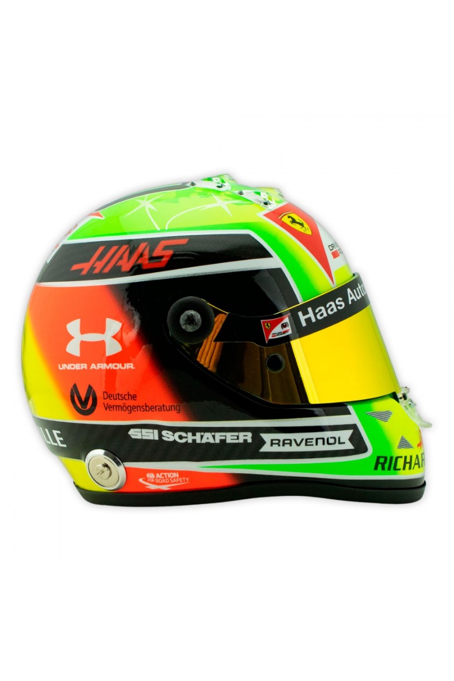 Mini Capacete 1:2 Mick Schumacher 'Haas 2020'