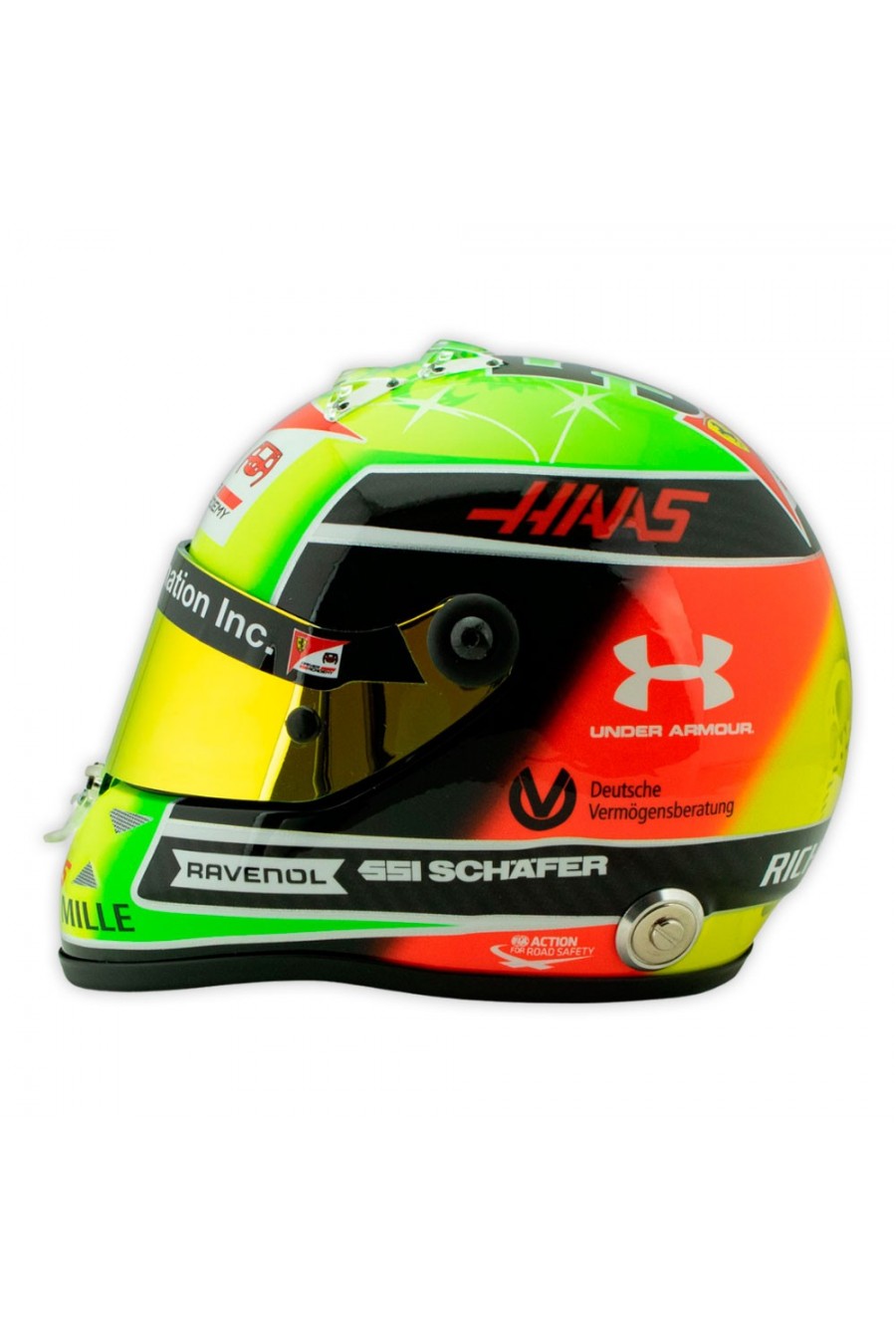 Mini Capacete 1:2 Mick Schumacher 'Haas 2020'