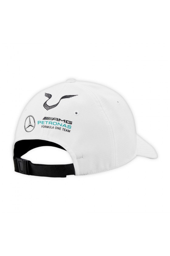Gorra Infantil Mercedes AMG F1 Lewis Hamilton 2022 Blanco