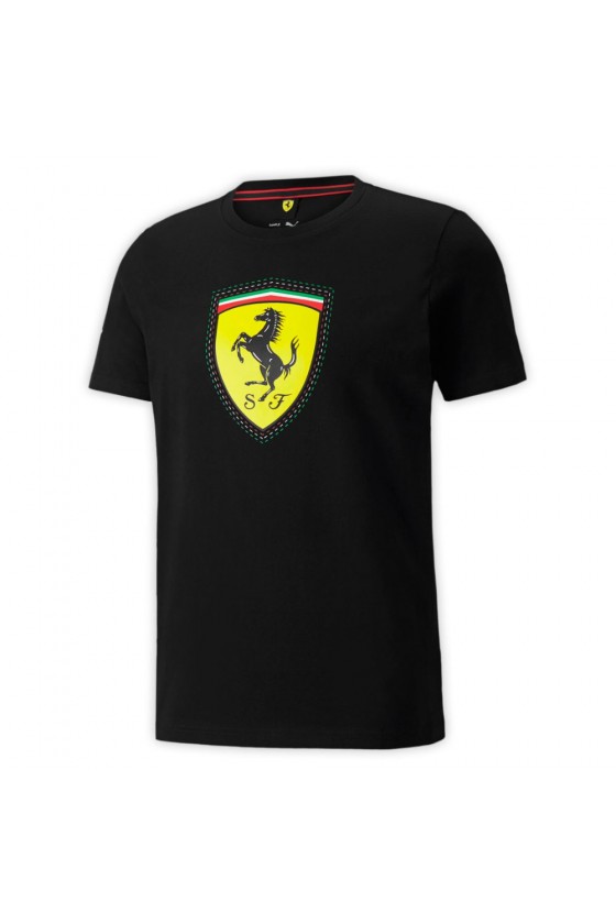 Scuderia Ferrari Race Logo Svart T-shirt