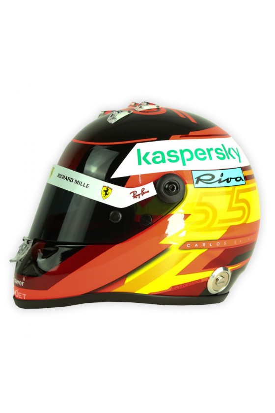 Casco Mini Helmet 1:2 Carlos Sainz 'Ferrari 2021'