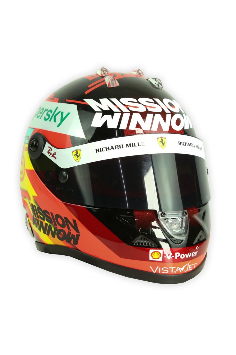 Casco Mini Helmet 1:2 Carlos Sainz 'Ferrari 2021' Sponsor