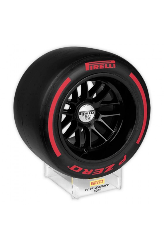 Miniatyr 1:2 däck Pirelli F1 Soft 2022
