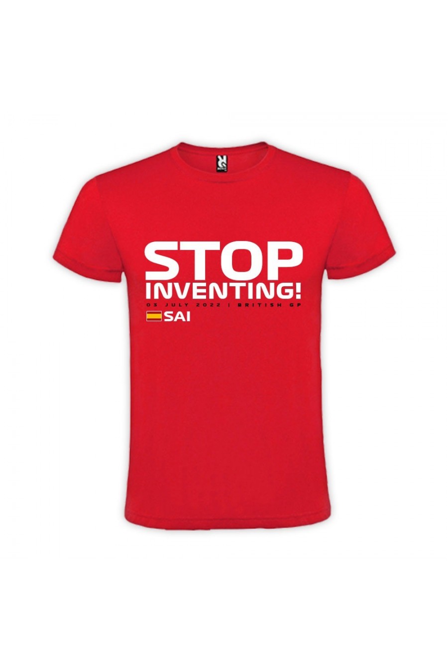 T-shirt STOP INVENTING Rosso