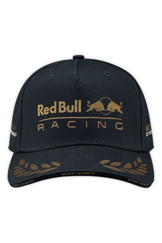 Red Bull Racing F1 Max Verstappen 2021 Weltmeister-Kappe