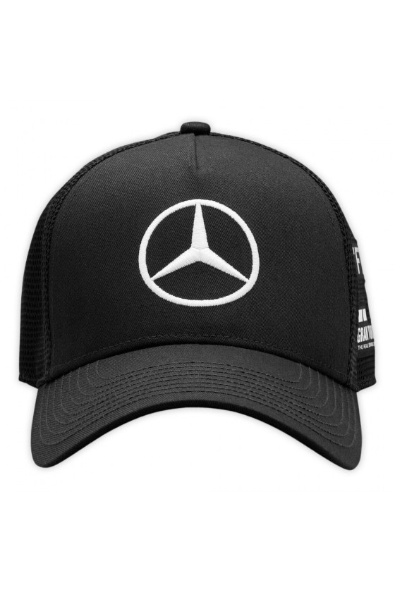 Gorra Mercedes AMG F1 Lewis Hamilton 2022 Negro Trucker